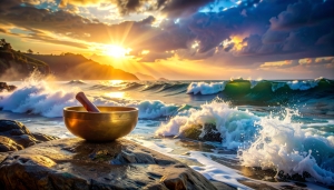 Firefly_A dramatic scene where a Tibetan 12481 gom